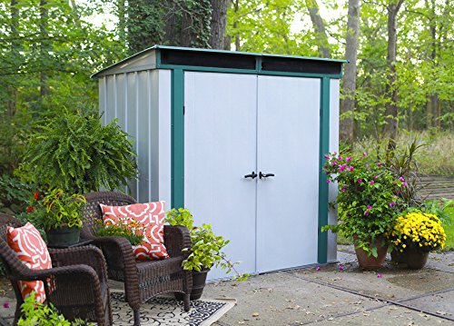 Arrow Pent Window Shed, 6 by 4-Feet Home Garden Lawn Garden Outdoor ...