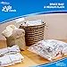 Ziploc Space Bag Clothes Vacuum Sealer Storage Bags for Home and Closet Organization, Medium, 2 Bags Total