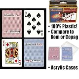 Trademark Poker 2 Decks Plastic Playing Cards
