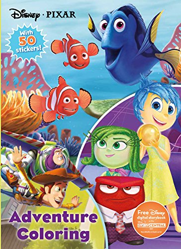 Disney Pixar Adventure Coloring (Jumbo Coloring with 50 Stickers)