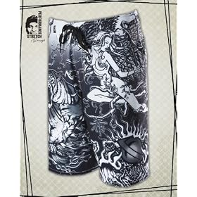 Lost Enterprises Chris Ward Fire and Water Signature Surfing Boardshorts - Select Color