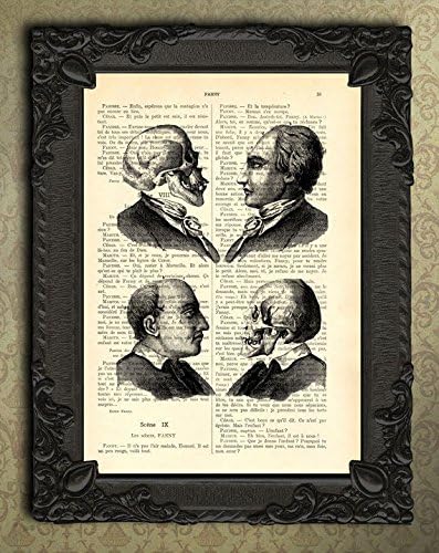 Anatomy Print Art Painting 7.67x11.61in/19.5x29.5cm-Anatomy Art Print - Anatomy Print - Vintage Home Decor Print - Print On Canvas - Recycled Upcycled
