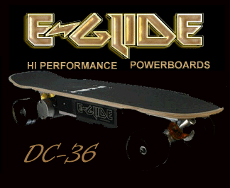 E-Glide DC-36 ( EGlide DC36 ) Electric Powerboard / Skateboard