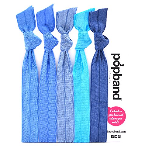Popband Hair Ties, Denim