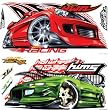 Brewster Hot Wheels Wall Mural