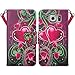 Galaxy Wireless Case Compatible for Samsung Galaxy S7 Edge Wallet Case, Flip Folio [Kickstand Feature] Pu Leather Wallet Case with ID Slots for S7 Edge Phone Case - Purple Heart