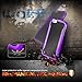 iPhone 6 Case, LoHi(TM) Apple iPhone 6 Slim Case Bumper Cover Shock-Absorption Shell Protective Anti-Scratch Slim Cover for iPhone 6 (Black + Purple)