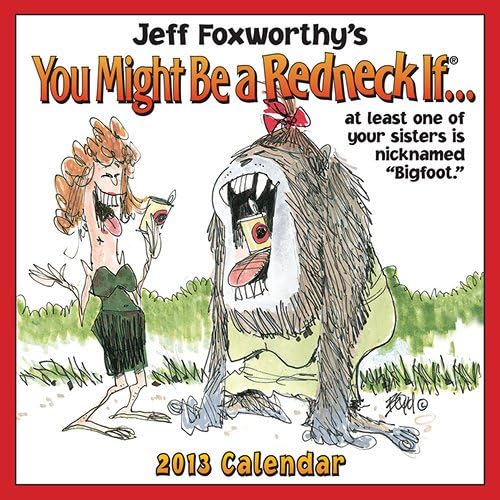 2013 Jeff Foxworthy You Might be a Redneck If 365 Page-A-day DAILY CALENDAR / Desk / Tear-Off Calendar 2013
