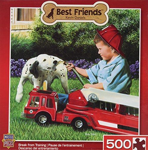 MasterPieces Best Friends Break from Training Jigsaw Puzzle, 500-Piece
