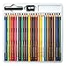 Mitsubishi Premium Quality Colored Pencils Super Mario Set of 24 Assorted Colors (Light Blue)