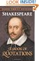 Shakespeare: A Book of Quotations (Dover Thrift Editions)