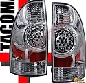Toyota Tacoma Led Tail Lights Chrome Clear LED Taillights 2005 2006 2007 05 06 07