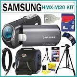 Samsung HMX-M20 High Definition 1080p Camcorder with 2.7-inch Touch Screen and 12x Intelligent Zoom + Deluxe Accessory Kit