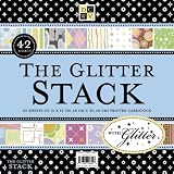 Diecuts with a View All-Occasion 12-by-12-Inch Glitter Scrapbook Paper
