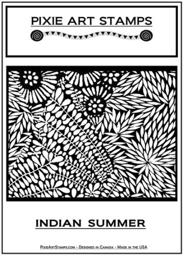 Indian Summer Texture Stamp