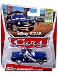 Disney Pixar Cars BRENT MUSTANGBURGER WITH HEADSET - WGP SERIES Series #15/17 - 1:55 Scale