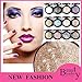 KeyZone Girls Glitter Baked Eyeshadow Palette Shimmer Makeup