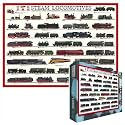 Jigsaw Puzzle , Steam Locomotives, 1000 pieces, 126.5 in X 19.25 in. Ships same day.