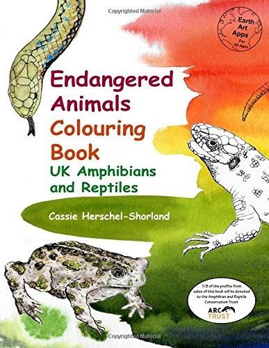 endangered animals colouring book uk amphibians and reptiles earth art apps