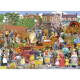 Gibsons Springtime Market Jigsaw Puzzle (500 Extra Large Pieces)