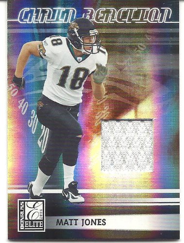 Matt Jones 2006 Donruss Elite Chain Reaction Jersey Card #20 282/299 Jacksonville Jaguars