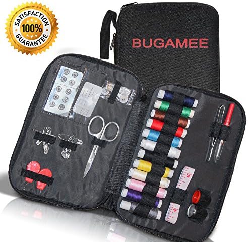 Sewing Kit for Travel or Home; Complete Quick Fix Set of Precision Tools, Beginner Friendly and Easy to Use, Compact and Lightweight, Perfect to Handle Fashion Emergency on the Go