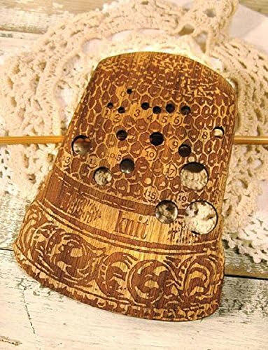 Retromantic Fripperies Knitting Needle Gauge-Thimble