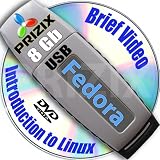 Fedora 18 on 8gb USB Stick Flash Drive and Complete 3-discs DVD Installation and Reference Set, 32 and 64-bit