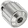 Llambrich CY Plain Bearing Medium Duty Threaded Mount CK4 Keyed Drill Chuck, 3/8"-24 Mount, 1-1/4" Chuck Diameter, 1/64"-1/4" Capacity