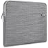 Laptop Sleeve, PLEMO Denim Fabric 15-15.6 Inch Laptop / Notebook Computer / MacBook / MacBook Pro Sleeve Case Bag Cover, Grey