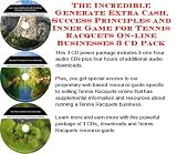 The Quick and Easy How To Earn Extra Money, Marketing and Inner Game for Tennis Racquets Businesses 3 CD Power Pack