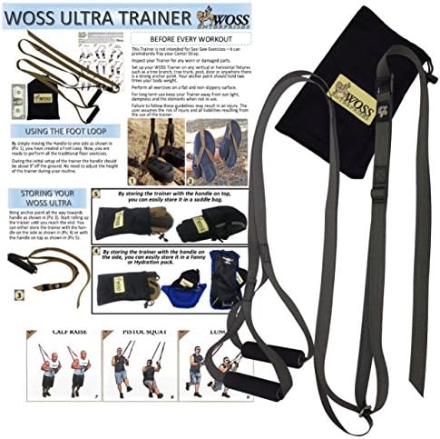 WOSS Ultra Trainer Gray, The lightest (10 oz.) and most compact (7"by4"by1") trainer on the market. Made in USA