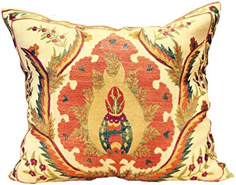 Hand Embroidered Suzani Pillow Cover