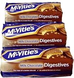 McVities Milk Chocolate Digestives 300g 3 Pack