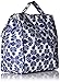Vera Bradley Women's Cotton Lunch Sack Lunch Bag, Cobalt Tile, One Size