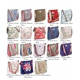 2011春夏新作 キャスキッドソン Cath Kidston メッセンジャーバッグ 19柄 (14.Cut Rose White)