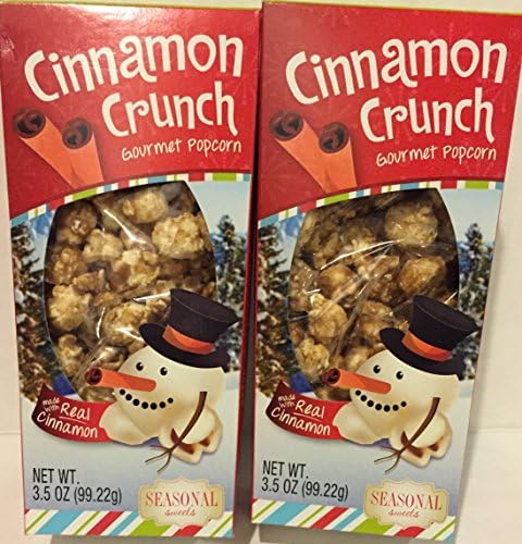 Cinnamon Crunch Gourmet Popcorn 3.5 Oz 2 Pack