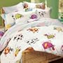 Lily & Lulu - Multicolor Cow, Duvet Cover Set, Twin
