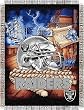 Oakland Raiders Home Field Advantage Woven Tapestry Throw Blanket - NFL Football Fan Shop