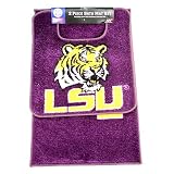 Louisiana State LSU Tigers NCAA 2 Piece Bath Rug Mat Set