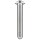 Metric Plain 18-8 Stainless Steel Tamper Resistant Socket Cap Screw, USA Made, Button Head, Tamper Resistant Pin-In-Star Drive