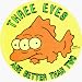 The Simpsons - Blinky the Mutated Fish - Three Eyes are Better Than Two - Round Stick...