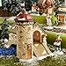 Department 56 Alpine Village Rudesheim Turmbrucke Lit House, 6.4 inch