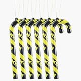 Michigan Wolverines NCAA Candy Cane Ornament Set of 6