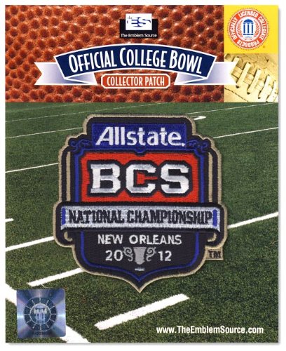 Emblem Source 2012 Allstate BCS National Championship Game Patch (LSU vs. Alabama)