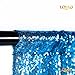 LQIAO Sequin Backdrop Curtain Panel 2x8FT-Turquoise,Sequin Photography Backdrop Curtain for Party/Home Curtain Decoration 1pc, Pocket 2x8FT(60x245cm)