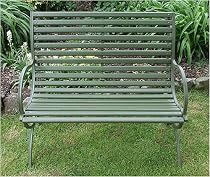 Metal Double Seat Garden Bench