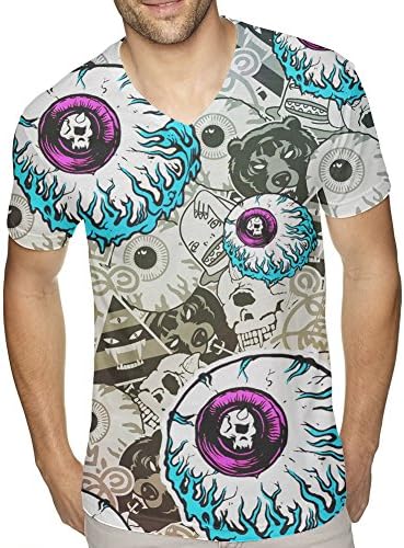 The Personalized Customized Poly Cotton Watch Eyeball mishka Men T-Shirt