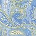 P Kaufmann Gypsy Cornflower Scroll Floral Fabric