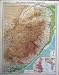 CAPE PROVINCE TRANSVAAL EASTERN SECTION 1920 MAP